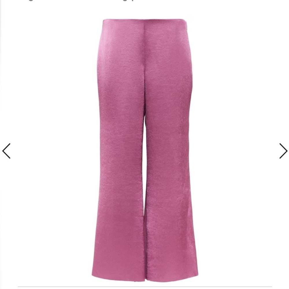 Vince satin cropped pants